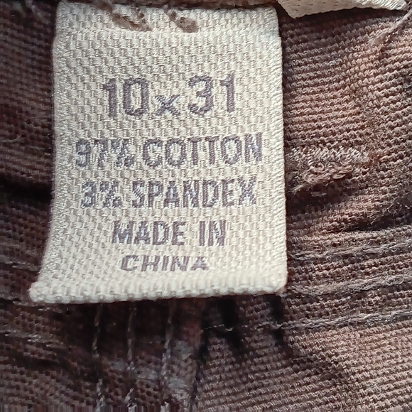 Duluth Trading Flex Firehose Pants Brown Size 10 31 Length - Picture 5 of 6